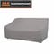 Modern Leisure Garrison Patio Loveseat Cover, Waterproof, 66 in. L x 4 in. W x 39 in. H, Granite 3010 - alternate 1